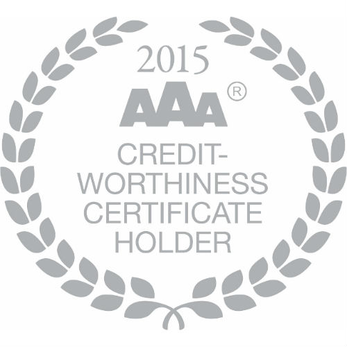 aaa credit worthiness certificate holder 2015